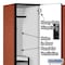 Salsbury Industries 2 Tier 'S' Designer Locker, 54"Wx76"Hx18"D, 6 Door, Cherry 18-27368CHE - alternate 5